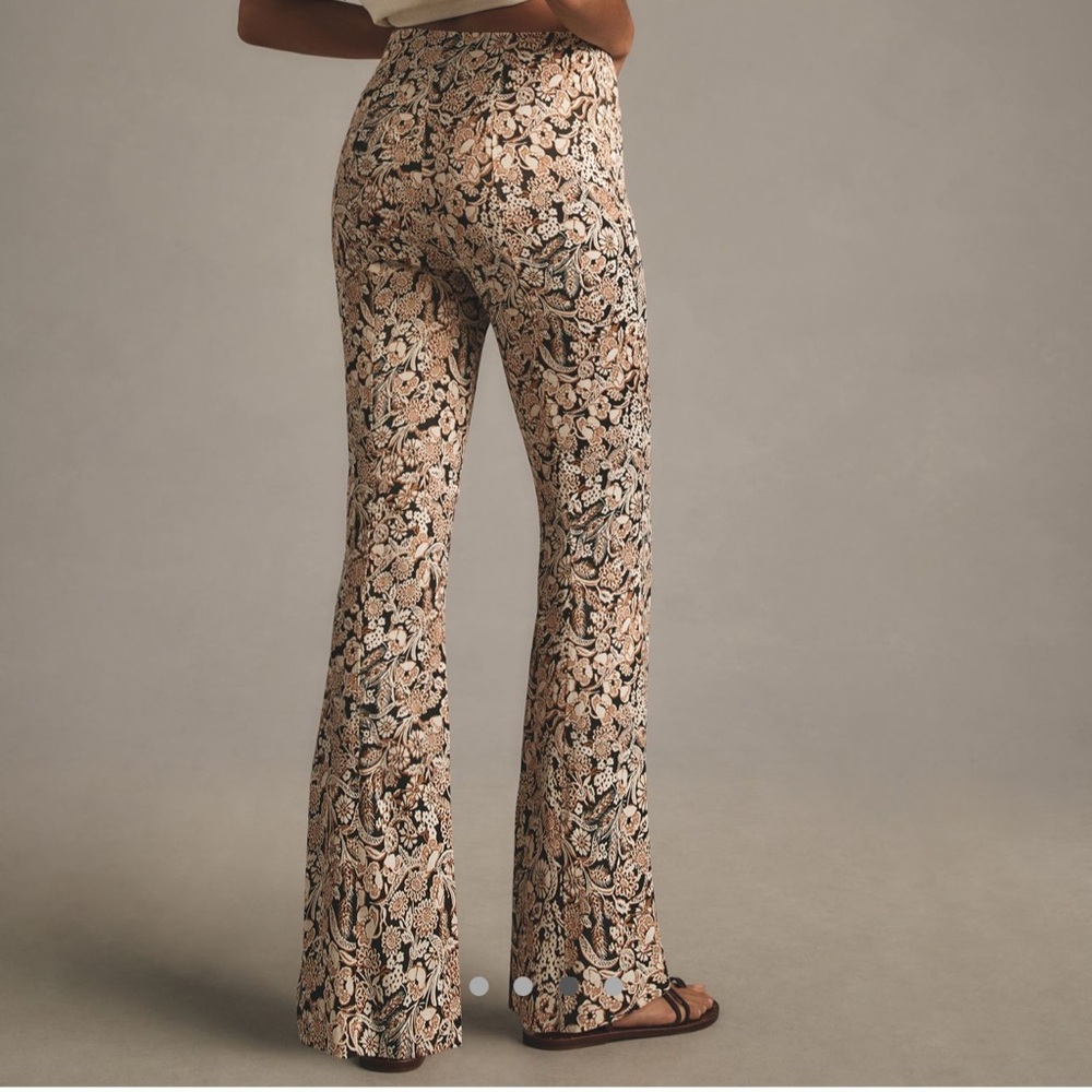 *Anthropologie Satin Flare Pants - Picture 2 of 5